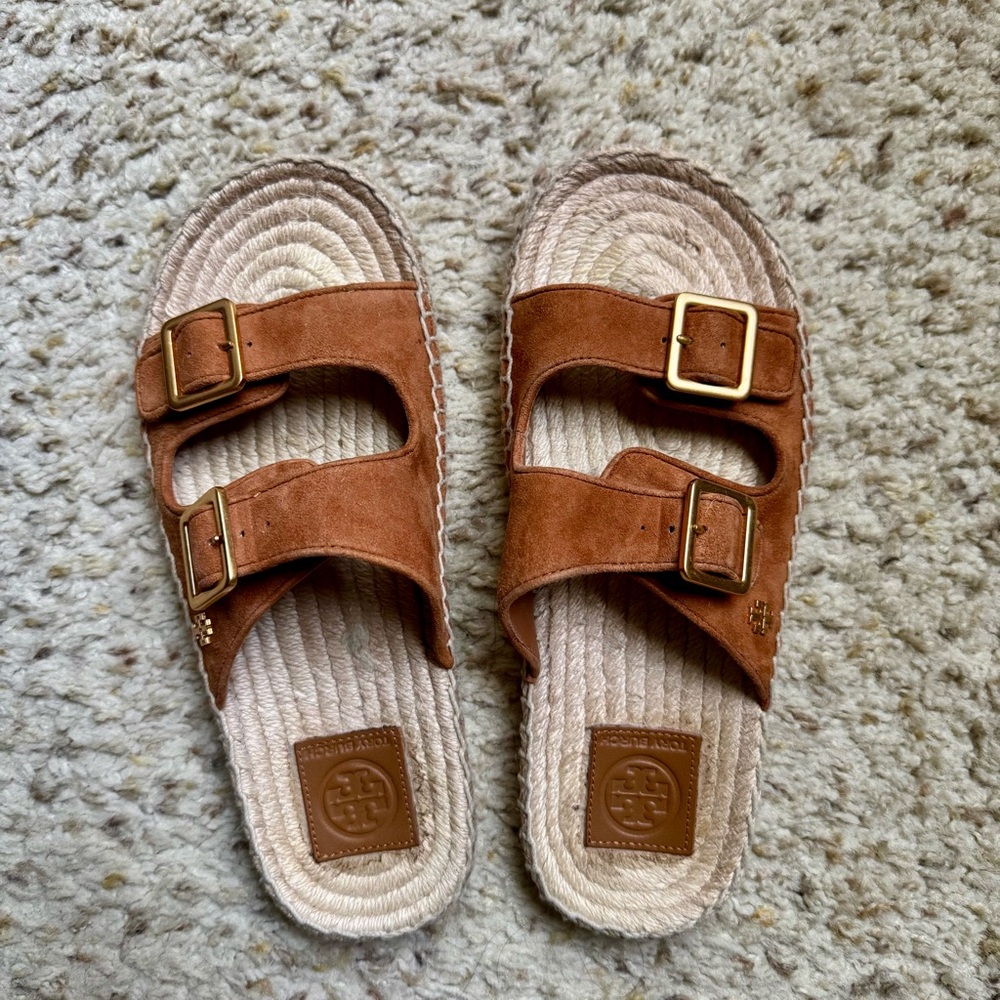 Tory Burch Suede Espadrilles - Size 6.5